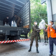 Ação de enfrentamento ao coronavírus no RS conta com apoio do Exército Brasileiro. 