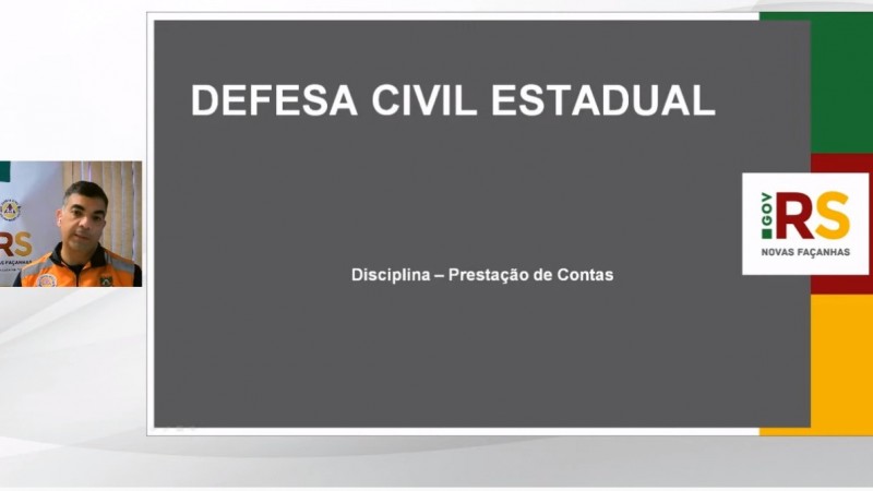 Defesa Civil realiza qualificação sobre o processo de prestação de contas