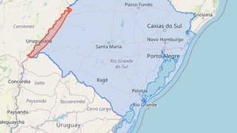Defesa Civil RS alerta para cheia na região do Médio e Baixo Uruguai