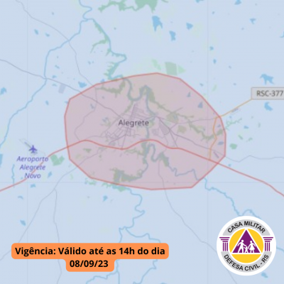 Alerta Para Inunda O Rio Ibirapuit Em Lenta Eleva O Em Alegrete Defesa Civil Do Rio Grande