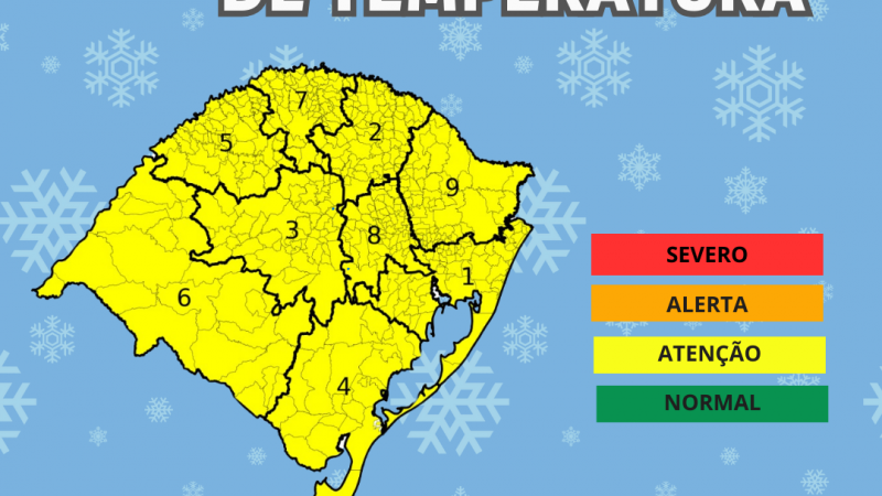 alerta de frio