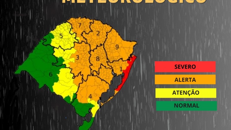 mapa de alerta