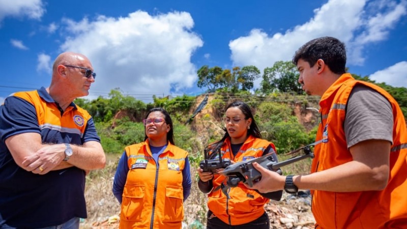 Defesa Civil do Rio Grande do Sul realizou uma visita técnica 