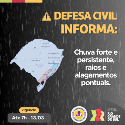 Defesa Civil informa 