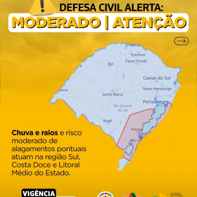 alerta em amarelo, mdoerado atenção 