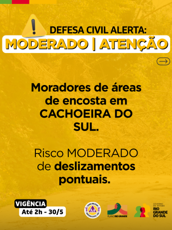 Alertas Movimentos de massa Municípios