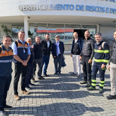 Evento reúne os três estados da Região Sul do Brasil para troca de conhecimentos com a Defesa Civil italiana