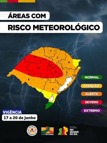 Atualização 3 do Aviso Meteorológico 030/2025