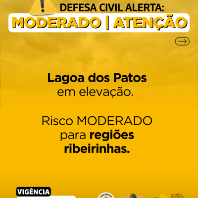 Atenção para elevação da Lagoa dos Patos