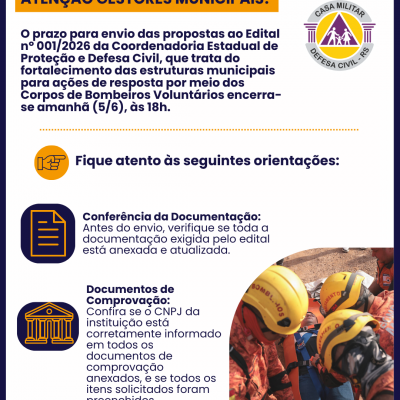 Edital n&ordm; 001/2026 - dicas