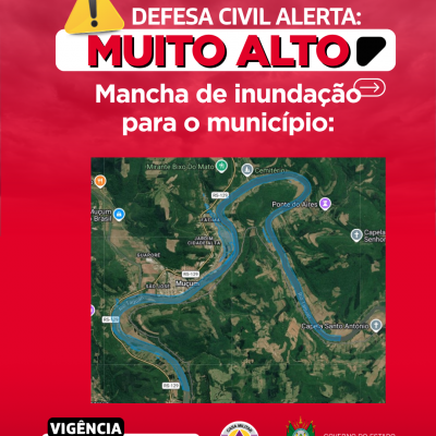 Muçum - mancha de inundação