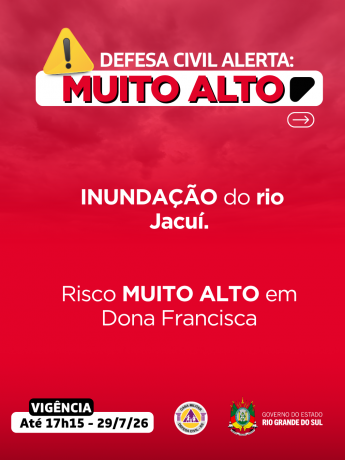Defesa Civil alerta