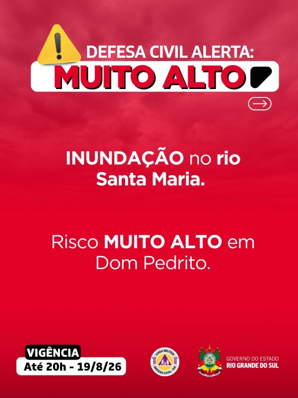 alerta vermelho rio santa maria 